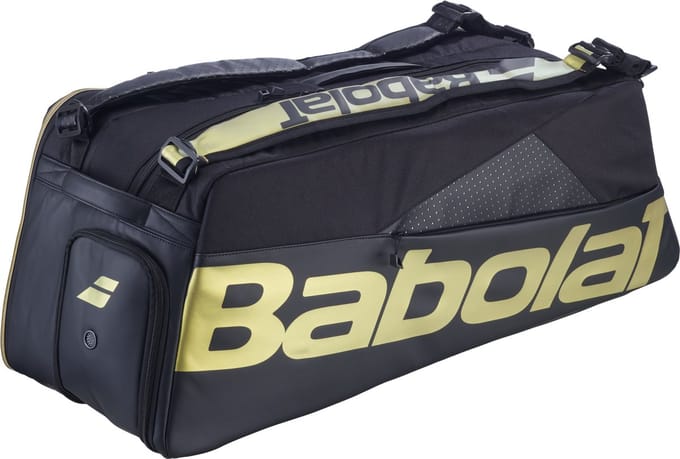 Babolat Cross Pro badminton racketbag - zwart / goud