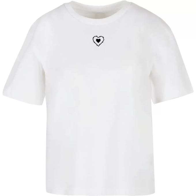 Dames-T-shirt Miss Tee Good Vibes Only Heart