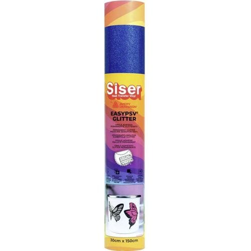 Siser selbstklebende Glitzerfolie Blauw