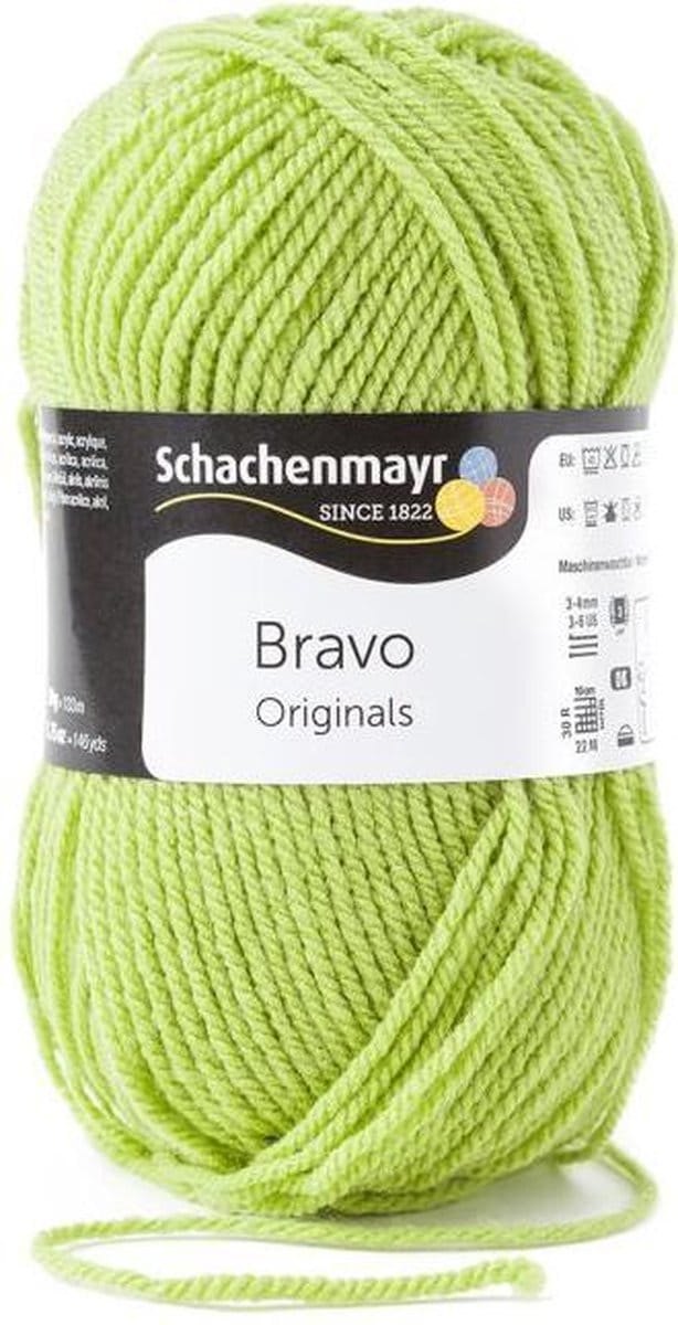Bravo Wol - 50 gram -  Groen