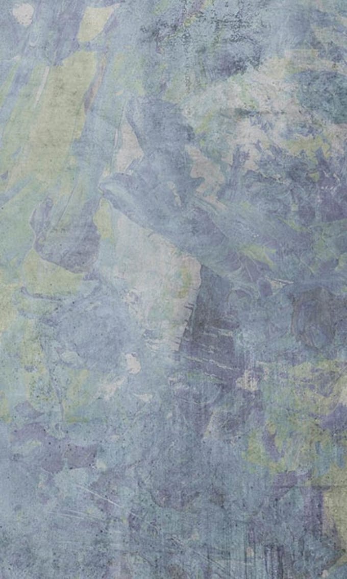 Fotobehang - Blue Painting Abstract 150x250cm - Vliesbehang