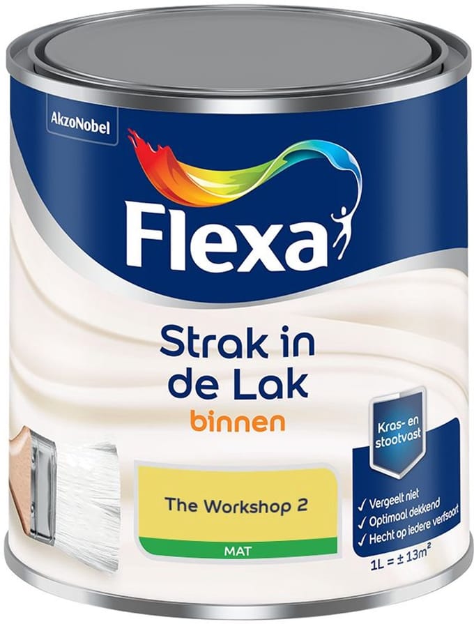Flexa - Strak In De Lak Binnenlak Mat - The Workshop 2 - Mengverf - 1 L
