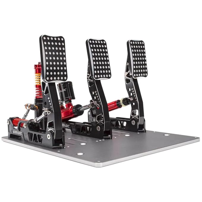 Kit hydraulique Simagic édition cramoisie avec trois pédales, cellule de charge de 200 kg