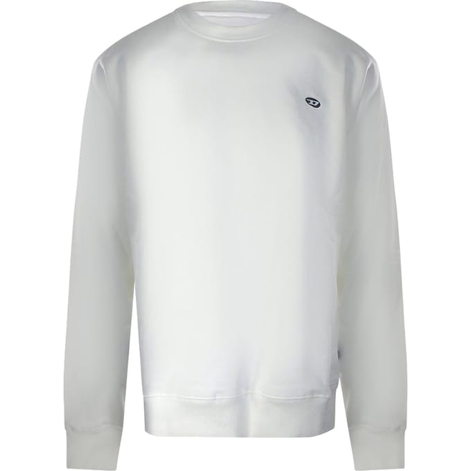 Diesel Effen Witte Sweater