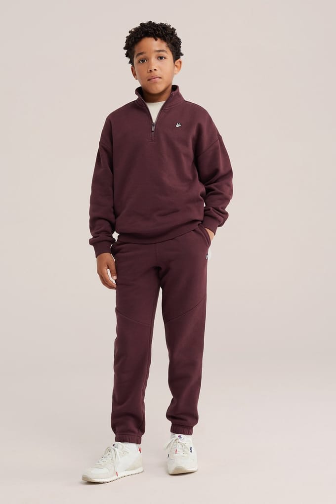 WE Fashion Jongens regular fit joggingbroek met embroidery