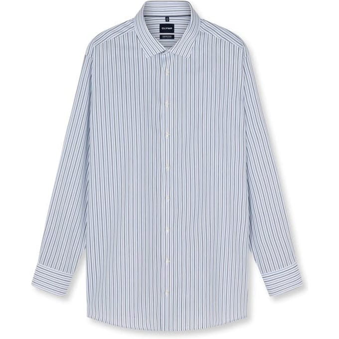 OLYMP Luxor Overhemd, Comfort Fit - Big, New Kent, Bleu