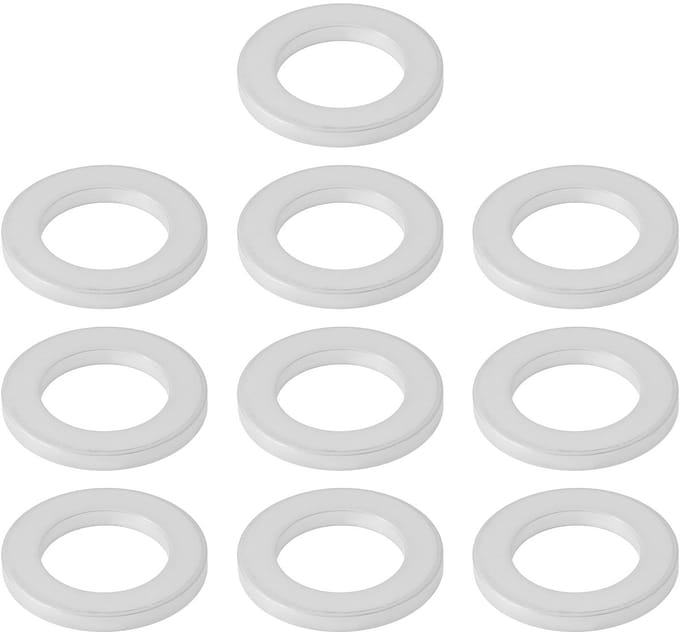 Dailygoods - 10 Stks Aluminium Afdichtringen Geschikt voor Olie Drain Schroeven
