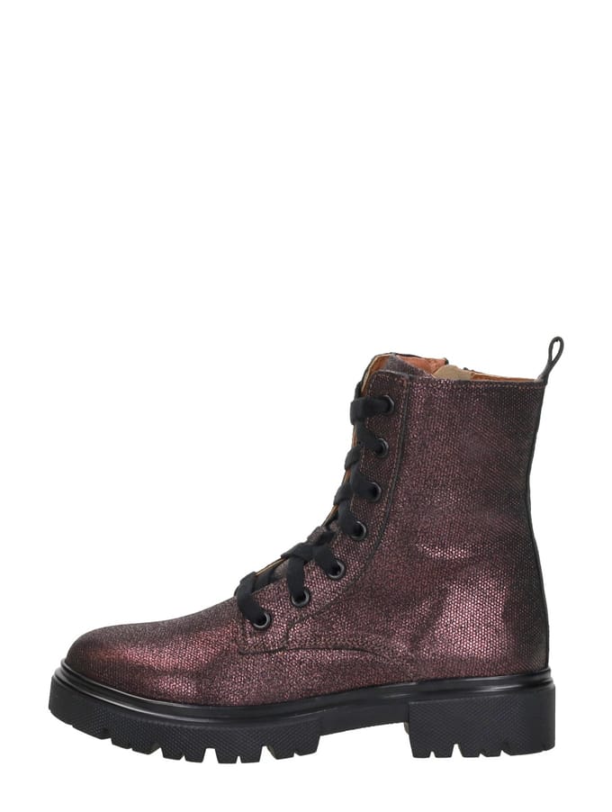 KEQ Veterschoen hoog Veterschoen hoog - Bordeaux - Maat 35