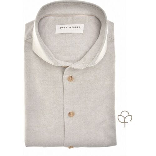 John Miller Overhemd Oxford Pure Cotton Cutaway Midden Groen / male