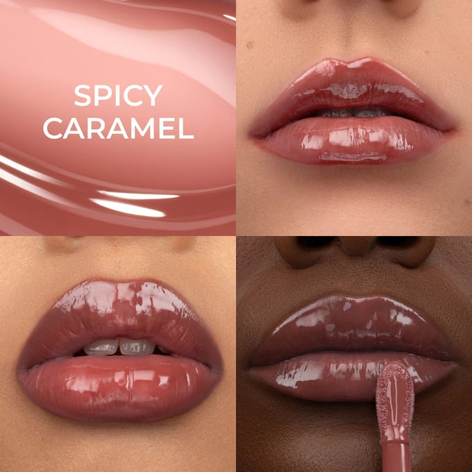 Natasha Denona Hy-Gloss 8g (Various Shades) - Spicy Caramel