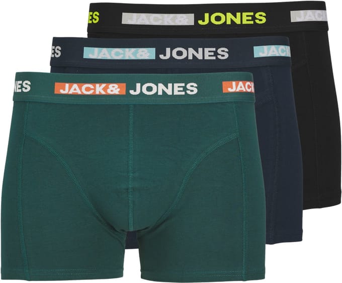 Jack & Jones Heren Boxershorts JACSCOTT 3-Pack - Maat M