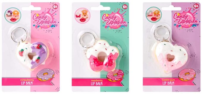 Create It! Candy Explosion Donut Lippenbalsem Sleutelhanger