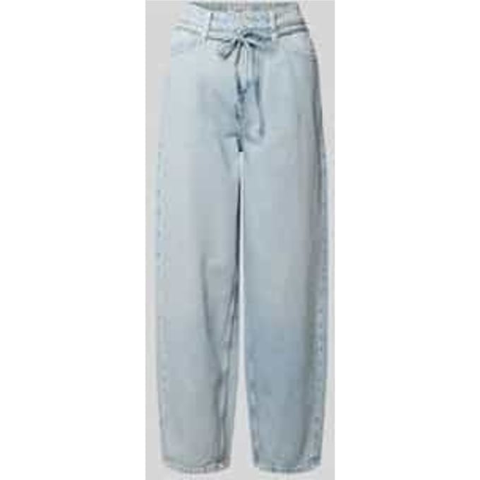 relaxed fit barrel jeans van zuiver katoen model 'STINE'