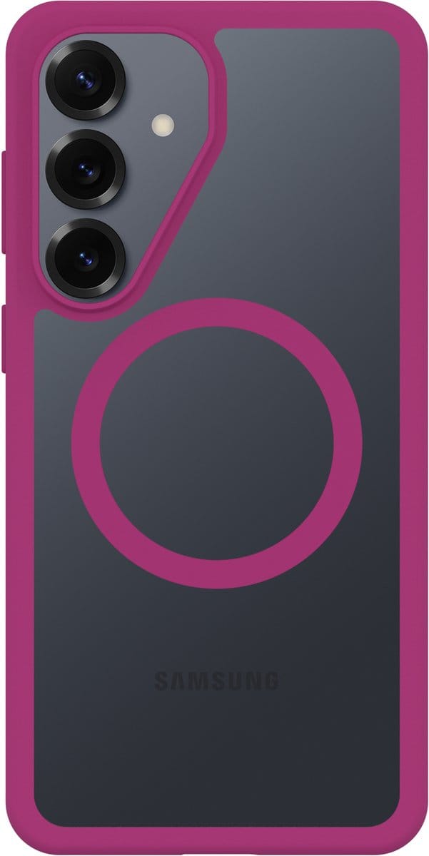 OtterBox React Hoesje Geschikt voor Samsung Galaxy S26 Plus | Compatibel met MagSafe / Qi2 | Back Cover Roze Transparant