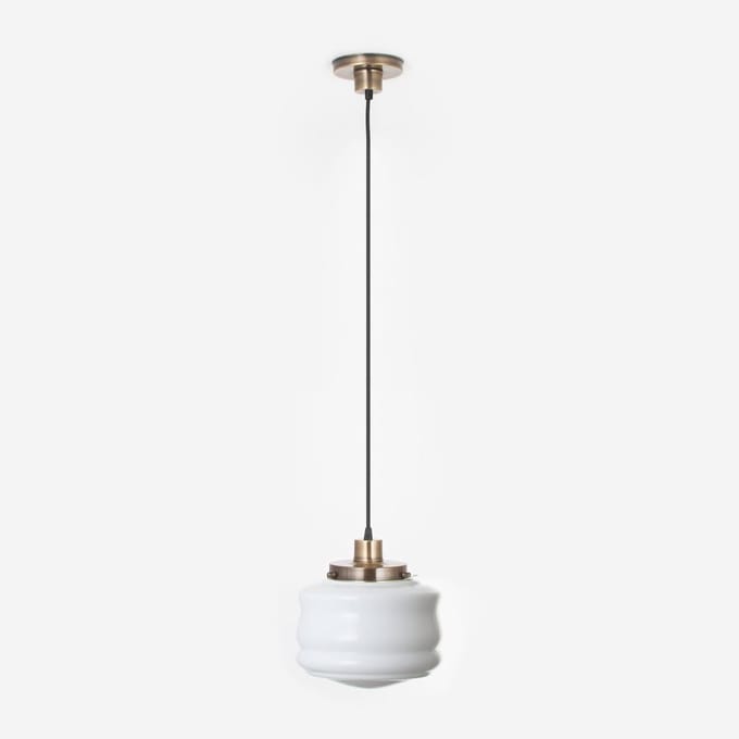Hanglamp aan snoer Bakery 20's Brons - Art Deco Trade
