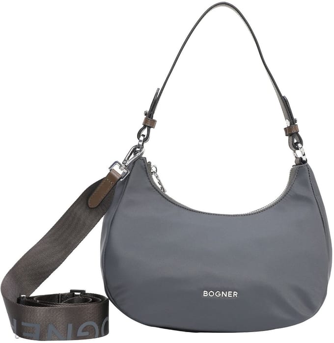 Bogner Schoudertas Klosters Melene Hobo Bag Darkgrey Donkergrijs