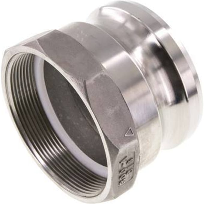 Camlock DN 75 (3'') Koppeling RvsG 3'' met binnendraad Type A EN 14420-7 (DIN 2828)