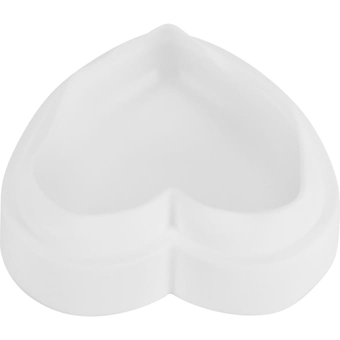 Siliconen Vorm Anti-aanbak Hartvormige Mousse Cake Vorm Bakvorm DIY Bakaccessoire Wit white