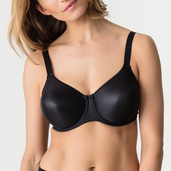PrimaDonna Satin Beugel Bh 0161330 Zwart - maat EU 80D / FR 95D