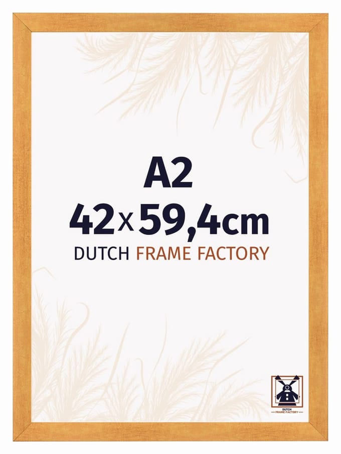 Fotolijst A2 42x59,4 cm - MDF - Oranje - Praag