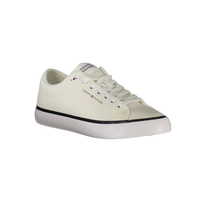 Tommy Hilfiger Bianco Polyester Heren Sneaker