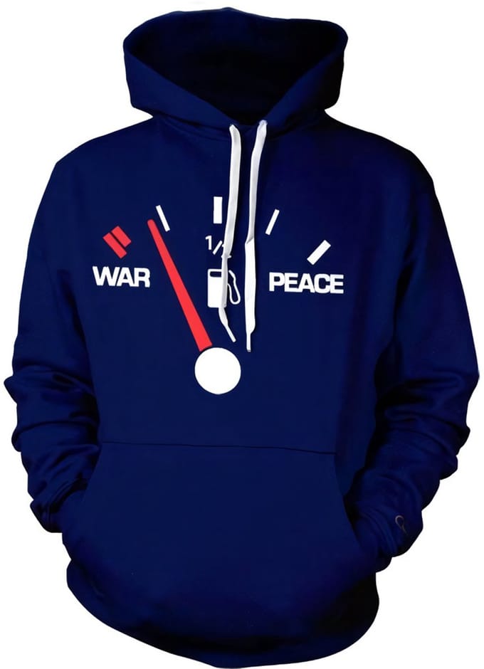 Hybris War Peace Gauge-hoodie SH-3-15431-H15-9