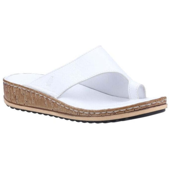 Hush Puppies Dames/dames Elissa Suède Sandalen (Wit/Crème)