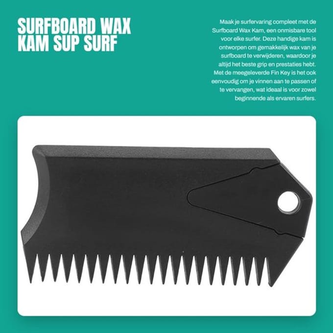 Dailygoods - Surfboard Wax Kam - SUP Surf Board Wax Verwijder Kam