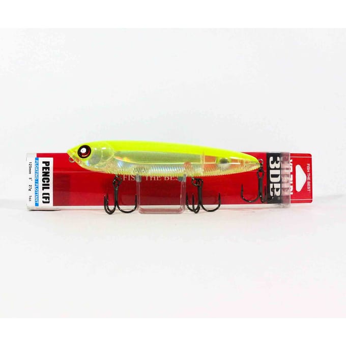 Yo Zuri Duel 3DB Pencil 125 mm Drijvend Kunstaas R1347-PCLS (8628) red