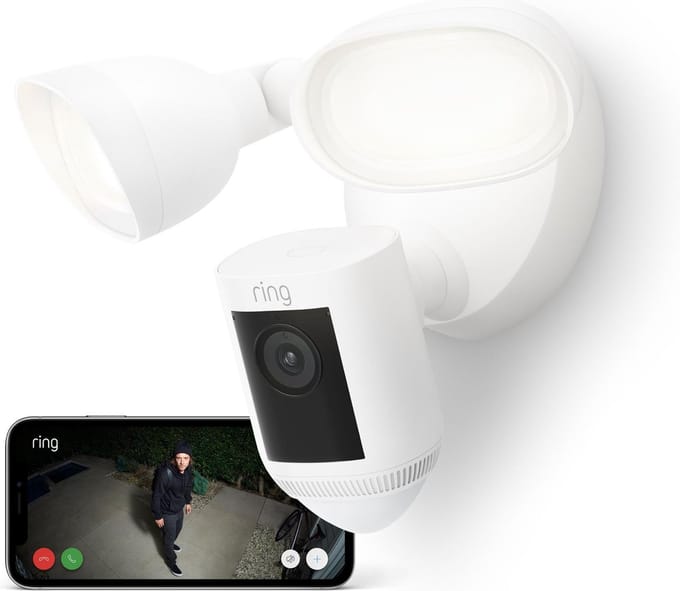 Ring Floodlight Cam Pro - Wit