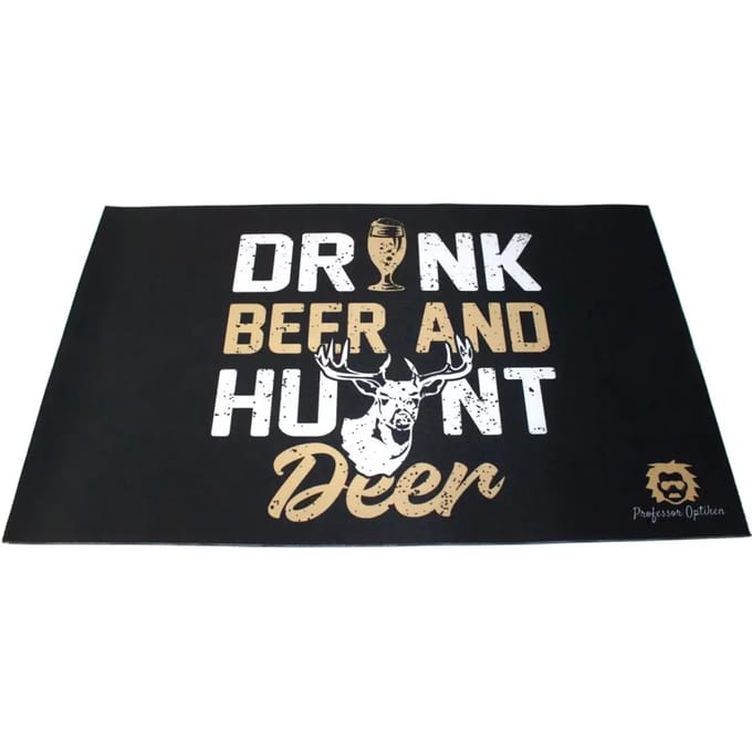 Tapijt Professor Optiken Drink Beer & Hunt Deer