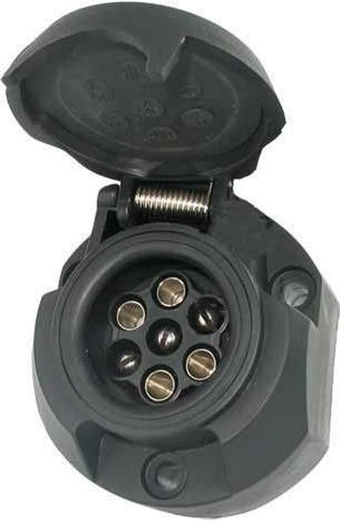 Stekkerdoos 7 polig ABS