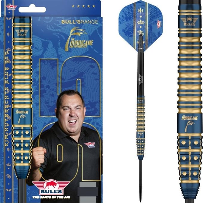 Bull's Kim Huybrechts Blue 95% - Dartpijlen