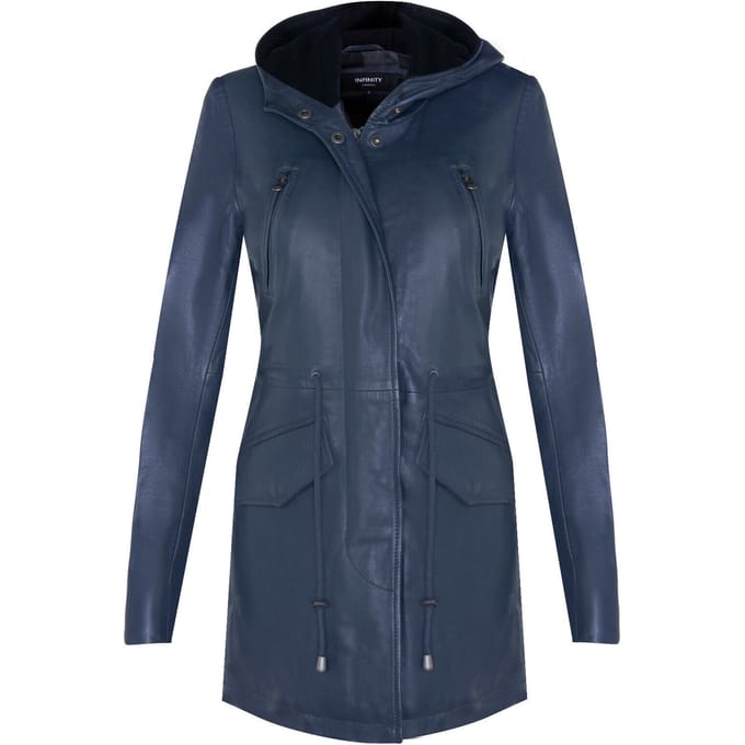 Dames halflange parka-jas met capuchon-Oakengates