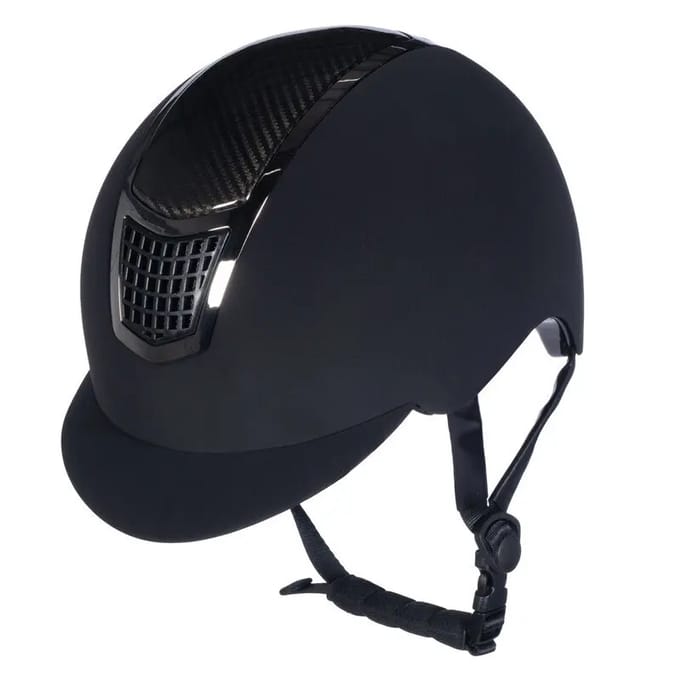 Veiligheidshelm cap Carbon Professional zwart maat S (53-55cm)