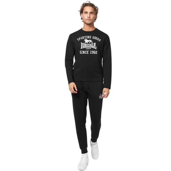 Lonsdale Auldearn T-shirt met lange mouwen, normale pasvorm