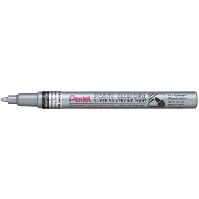 Paintmarker pentel msp10 1.5mm zilver
