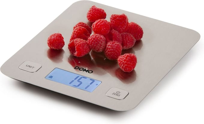 DOMO DO9239W Digitale keukenweegschaal - Weegbereik 5 kg - Wit