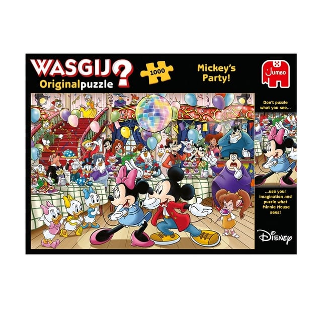 Wasgij Original - Disney - Mickey's Feestje! - 1000 stukjes - Legpuzzel - Puzzel