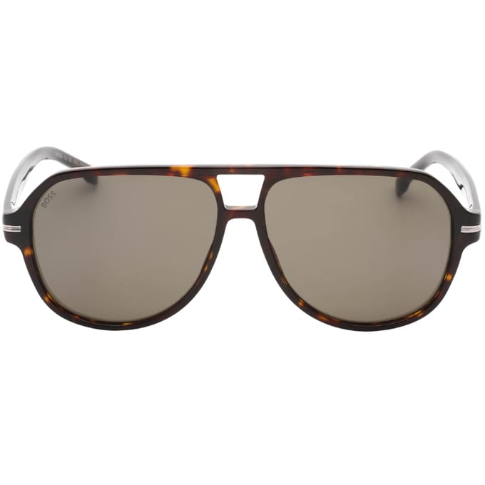 Hugo Boss Aviator Heren Donker Havana Grijs BOSS 1507/S