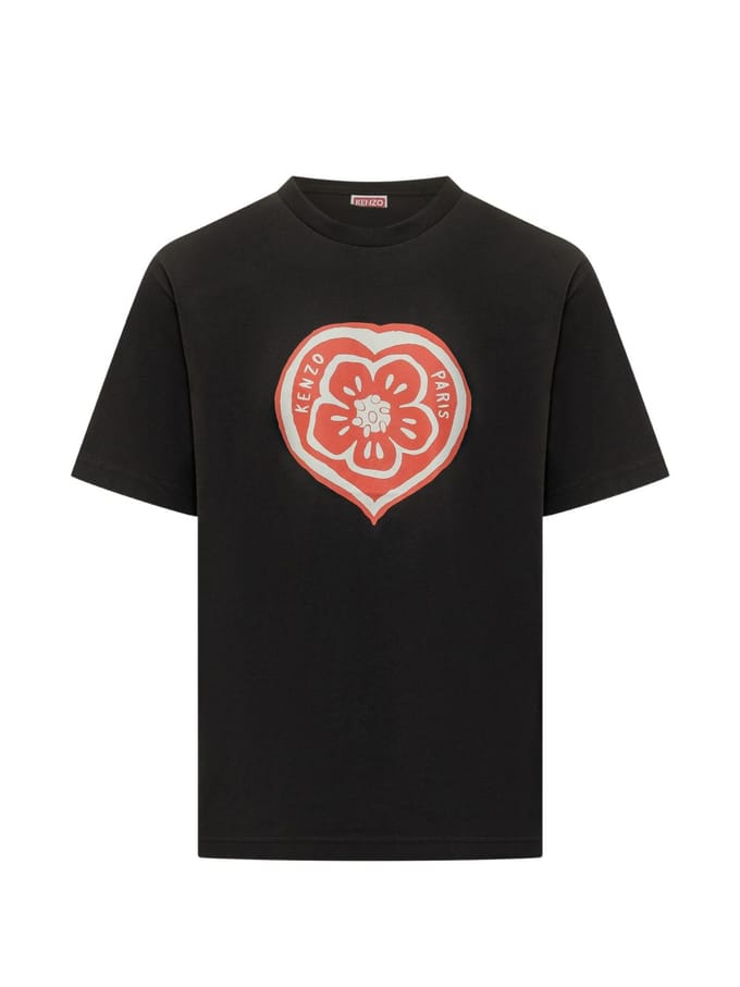 Kenzo t-shirt boke hart man zwart
