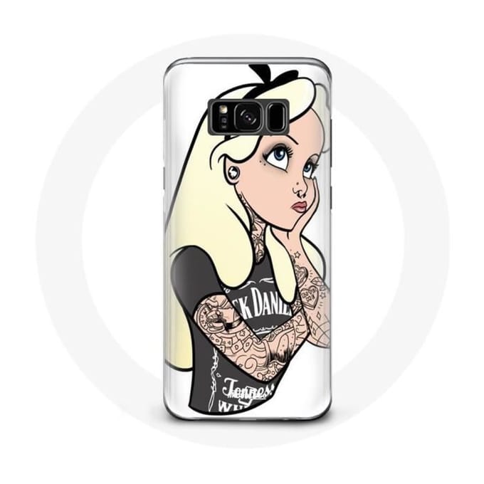 Coque pour Samsung Galaxy S8 plus Alice Princesse tatouée