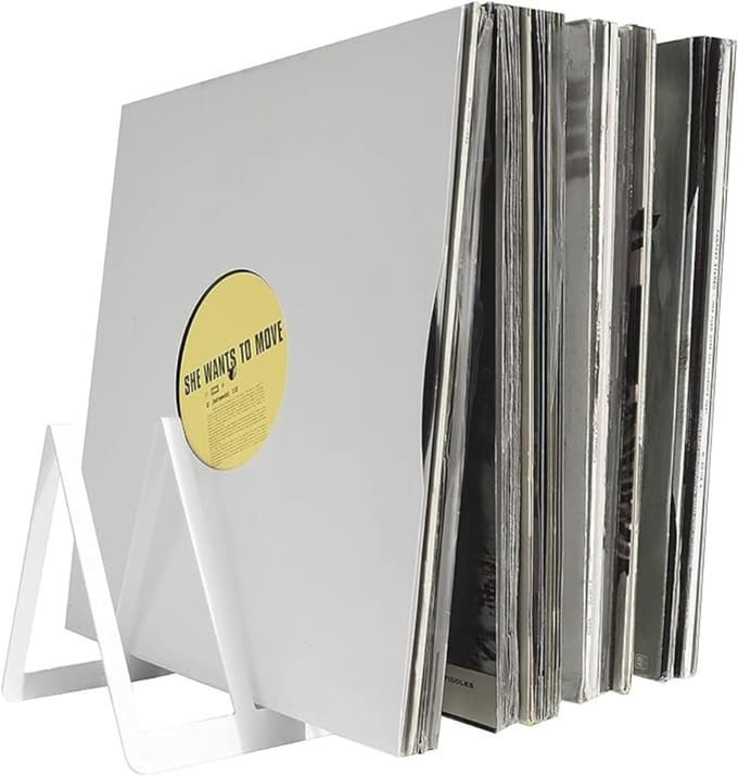 Verte LP Opbergsysteem - Presentatiestandaard voor 50 Vinylplaten - Wit