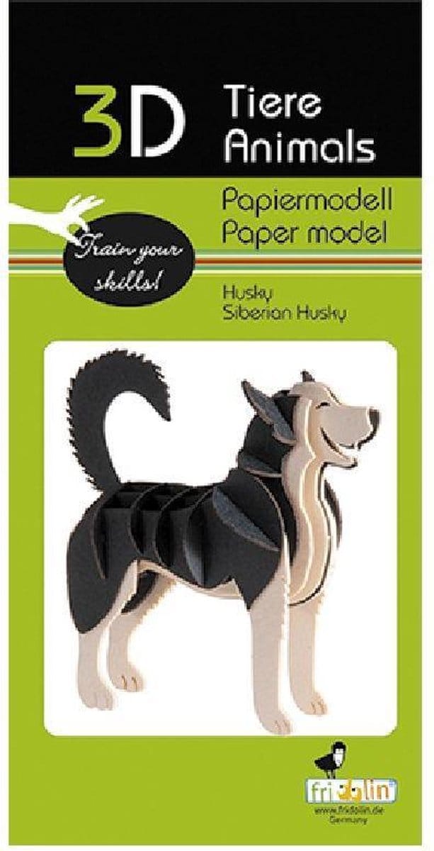 FRIDOLIN 3D papier model - Husky.