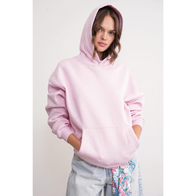Oversized Hooded Sweatshirt met Zak