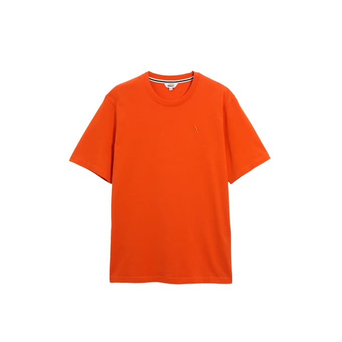 T-shirt half-thick met borduursel bird Aigle