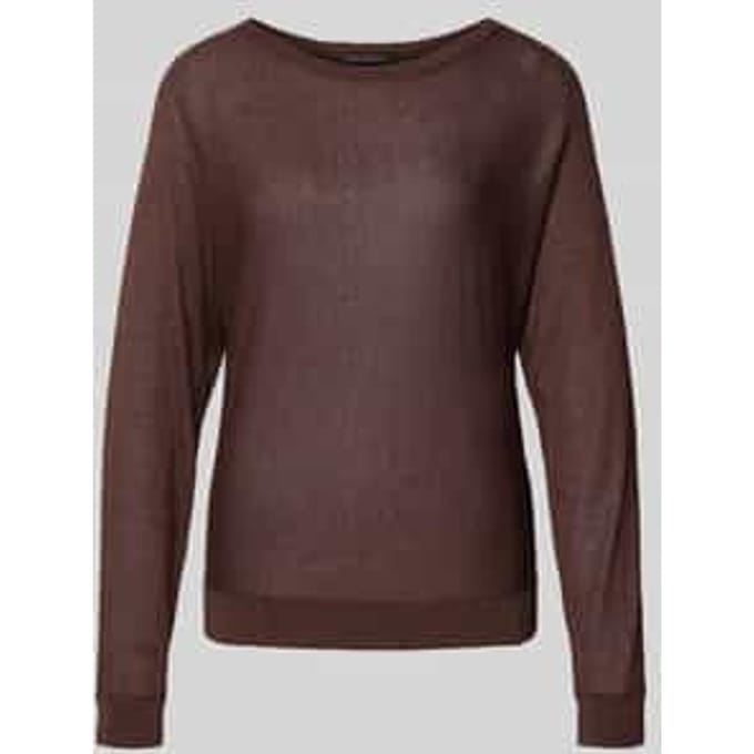 Gebreide pullover met ribboorden
