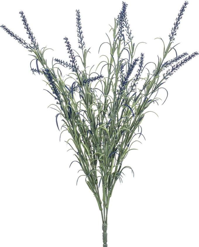 Emerald - Kunstplant Lavendel UV blauw 40cm - Kunstplant voor binnen