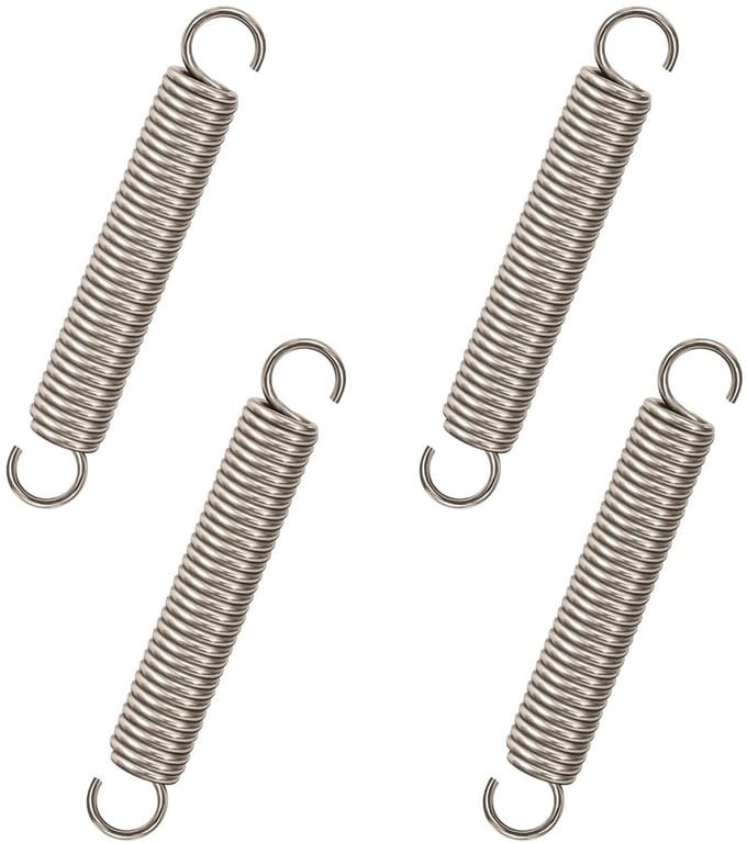4x RVS Trekveren met Dubbele Haak - Diverse Lengtes en Draaddikte 1.6mm