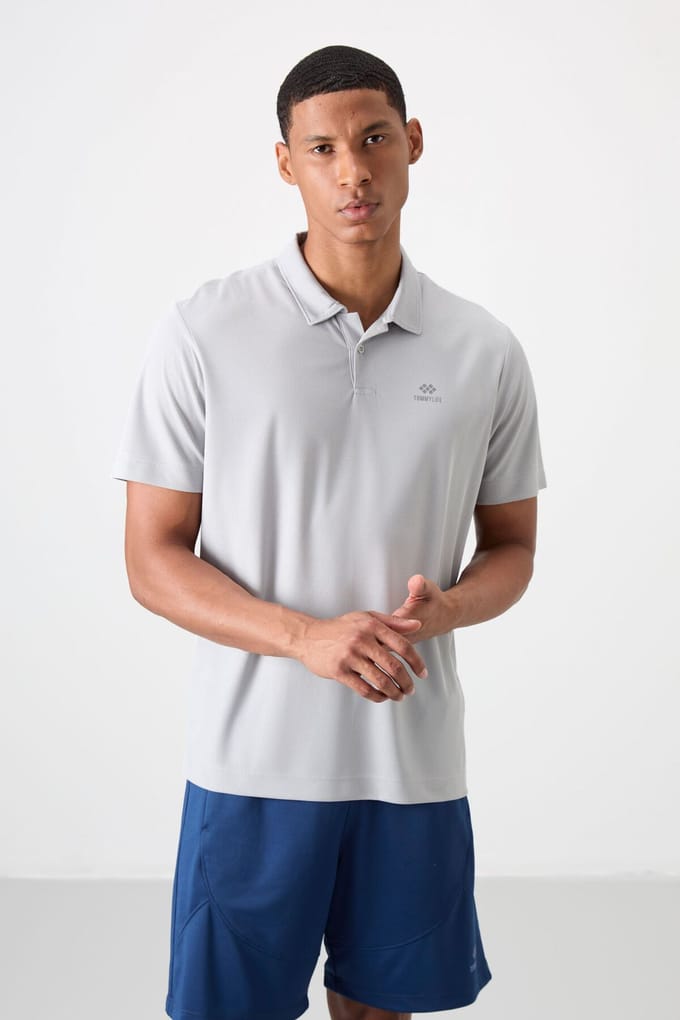 Heren Polo T-shirt Met Logo Borduring